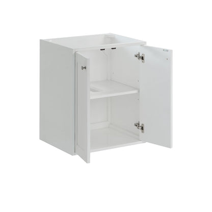 James Martin - Chianti 24" Single Vanity, Glossy White w/ White Glossy Composite Stone Top - 533V24GWWG view 8
