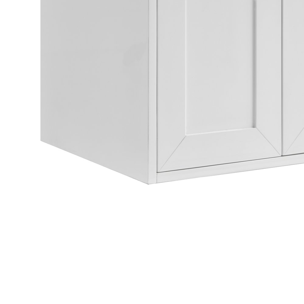 James Martin - Chianti 24" Single Vanity, Glossy White w/ White Glossy Composite Stone Top - 533V24GWWG view 10