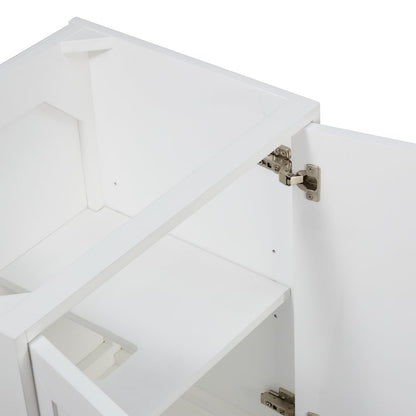 James Martin - Chianti 24" Single Vanity, Glossy White w/ White Glossy Composite Stone Top - 533V24GWWG view 11