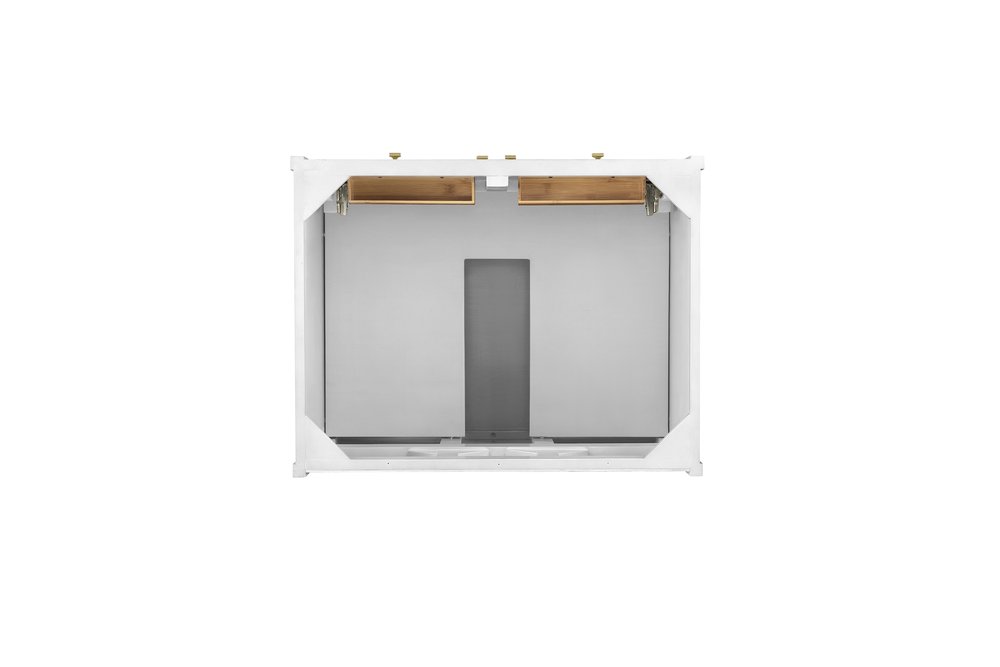 James Martin - Chicago 30" Single Vanity, Glossy White, w/ 3 CM Carrara Marble Top - 503-V30-GW-3CAR view 6