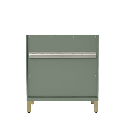 James Martin - Chicago 30" Single Vanity, Smokey Celadon, w/ 3 CM White Zeus Silestone® Top - 503-V30-SC-3WZ view 11