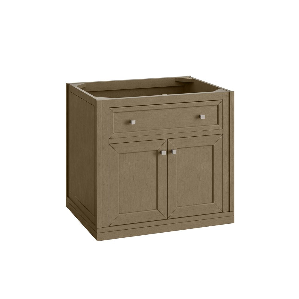 James Martin - Chicago 30" Single Vanity, Walnut Whisper, w/ 3 CM Tajnar Eclos Top - 503-V30-WLW-3TJR view 4