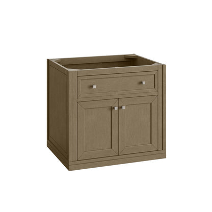 James Martin - Chicago 30" Single Vanity, Walnut Whisper, w/ 3 CM Tajnar Eclos Top - 503-V30-WLW-3TJR view 4