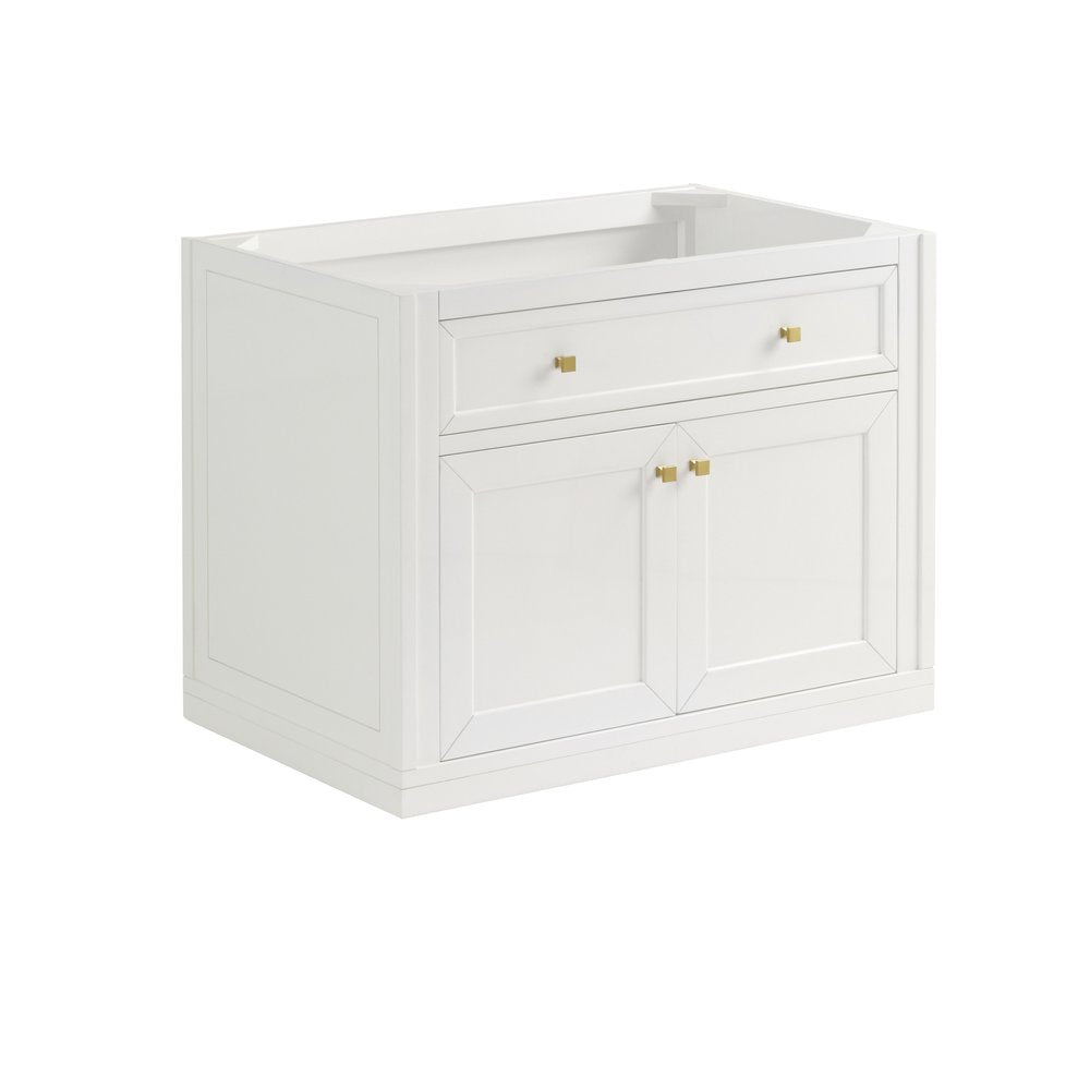 James Martin - Chicago 36" Single Vanity, Glossy White - 503-V36-GW view 2