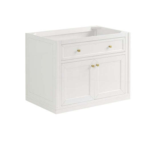 James Martin - Chicago 36" Single Vanity, Glossy White - 503-V36-GW view 2