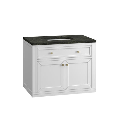 James Martin - Chicago 36" Single Vanity, Glossy White, w/ 3 CM Phantome Eclos Top - 503-V36-GW-3PHT view 13