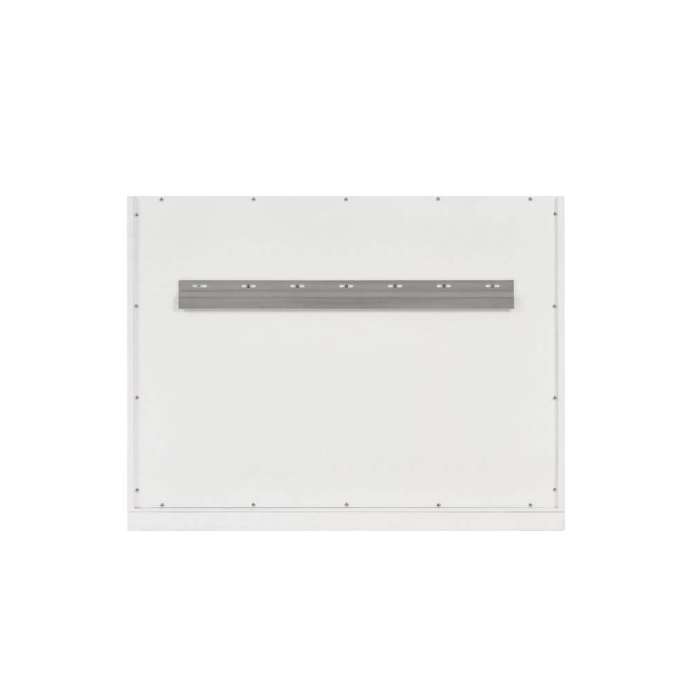James Martin - Chicago 36" Single Vanity, Glossy White, w/ 3 CM Siberian Silestone Top - 503-V36-GW-3SFR view 11