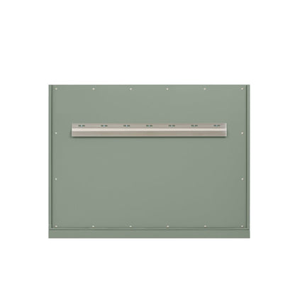 James Martin - Chicago 36" Single Vanity, Smokey Celadon, w/ 3 CM Victorian Silver Silestone® Top - 503-V36-SC-3VSL view 12