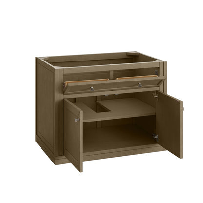 James Martin - Chicago 36" Single Vanity, Walnut Whisper, w/ 3 CM Charcoal Soapstone Silestone® Top - 503-V36-WLW-3CSP view 15