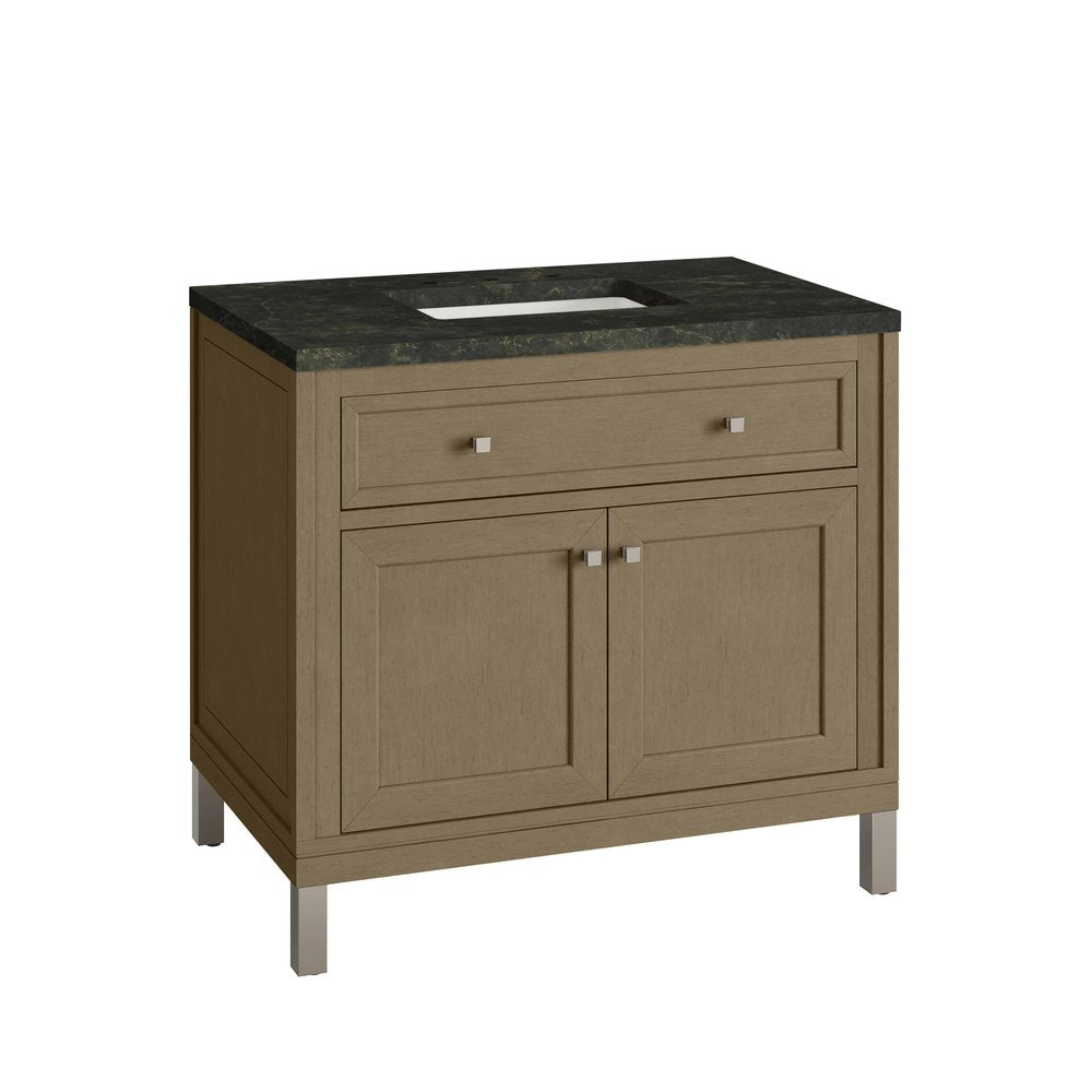 James Martin - Chicago 36" Single Vanity, Walnut Whisper, w/ 3 CM Phantome Eclos Top - 503-V36-WLW-3PHT view 16