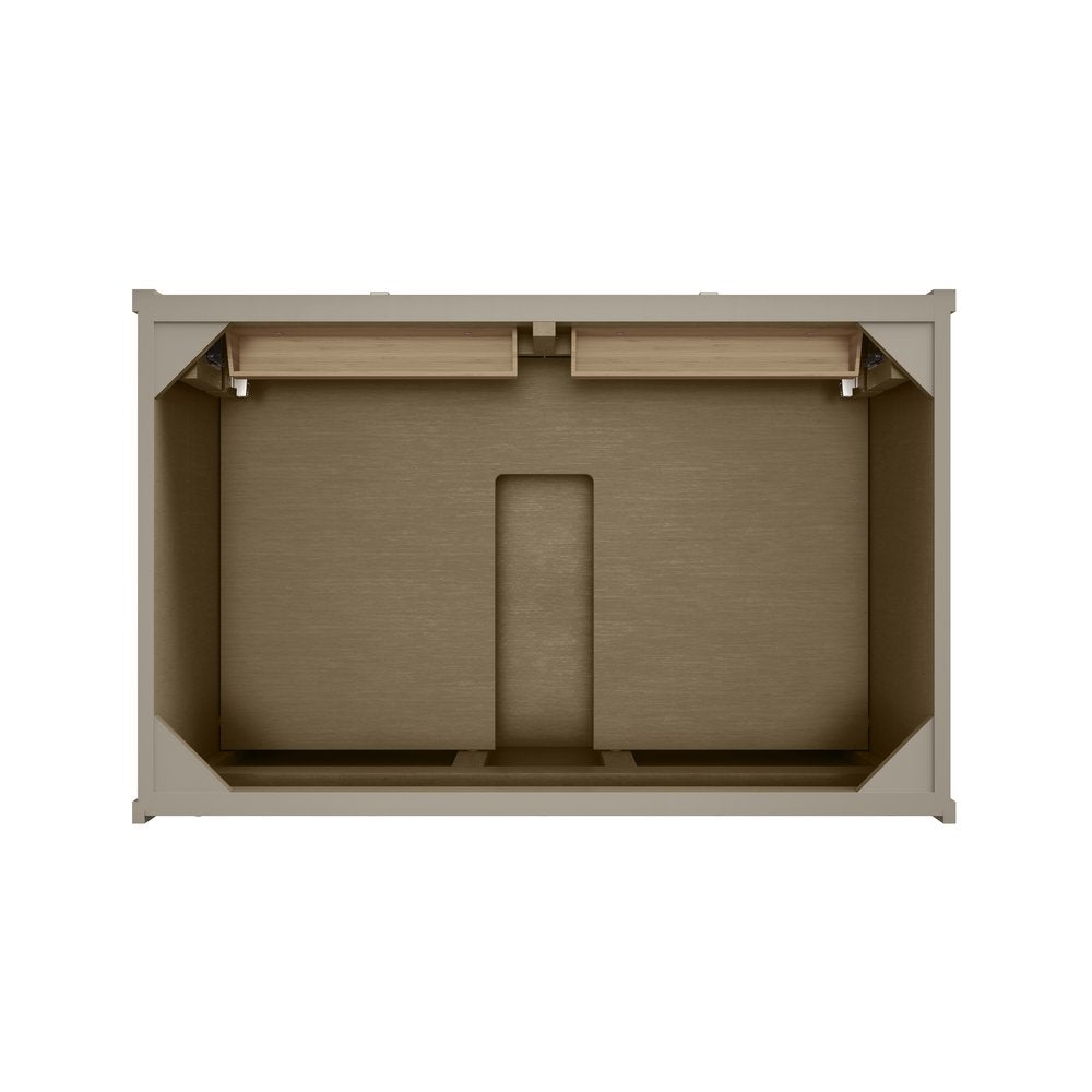 James Martin - Chicago 36" Single Vanity, Walnut Whisper, w/ 3 CM Victorian Silver Silestone® Top - 503-V36-WLW-3VSL view 8