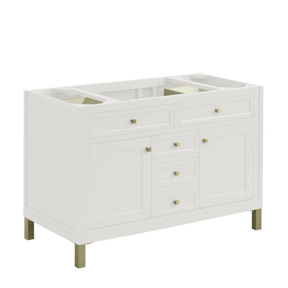 James Martin - Chicago 48" Single Vanity, Glossy White - 503-V48-GW view 1