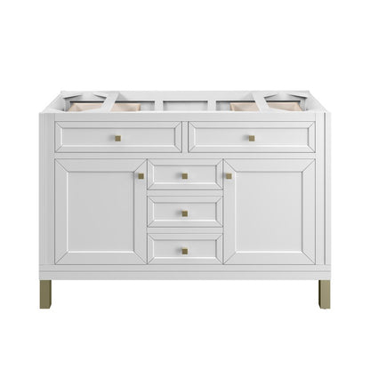 James Martin - Chicago 48" Single Vanity, Glossy White - 503-V48-GW view 4
