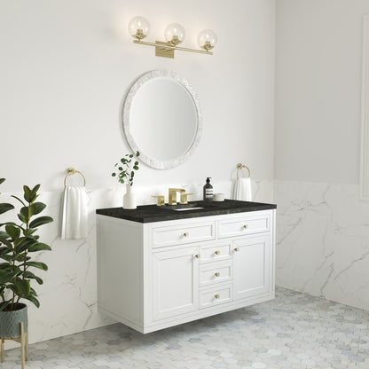 James Martin - Chicago 48" Single Vanity, Glossy White, w/ 3 CM Phantome Eclos Top - 503-V48-GW-3PHT view 8