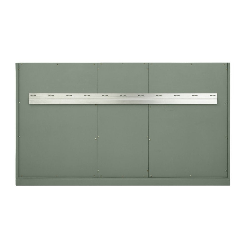 James Martin - Chicago 48" Single Vanity, Smokey Celadon, w/ 3 CM Victorian Silver Silestone® Top - 503-V48-SC-3VSL view 9