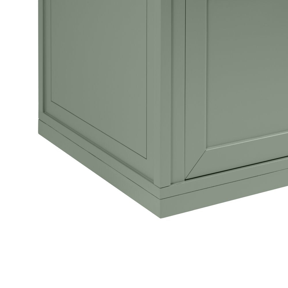 James Martin - Chicago 48" Single Vanity, Smokey Celadon, w/ 3 CM Victorian Silver Silestone® Top - 503-V48-SC-3VSL view 11