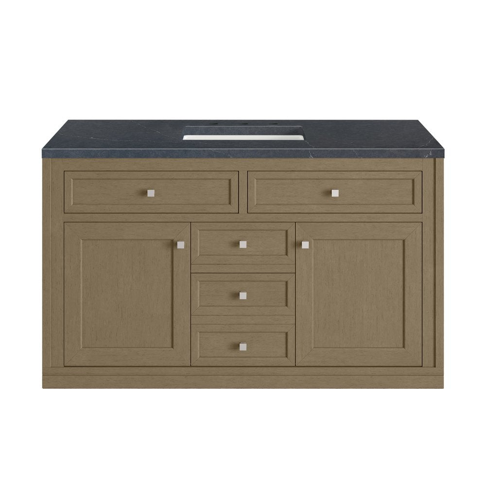 James Martin - Chicago 48" Single Vanity, Walnut Whisper, w/ 3 CM Charcoal Soapstone Silestone® Top - 503-V48-WLW-3CSP view 4