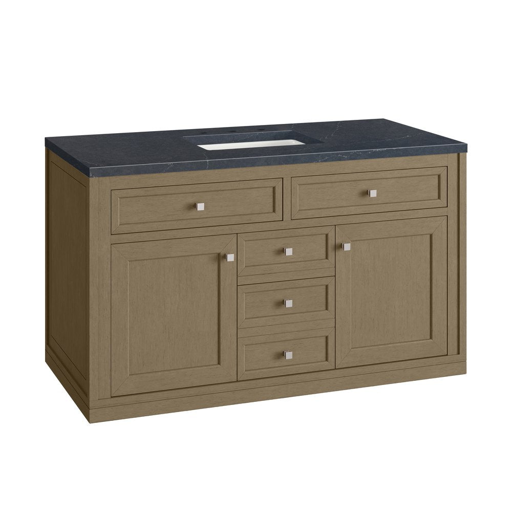 James Martin - Chicago 48" Single Vanity, Walnut Whisper, w/ 3 CM Charcoal Soapstone Silestone® Top - 503-V48-WLW-3CSP view 21
