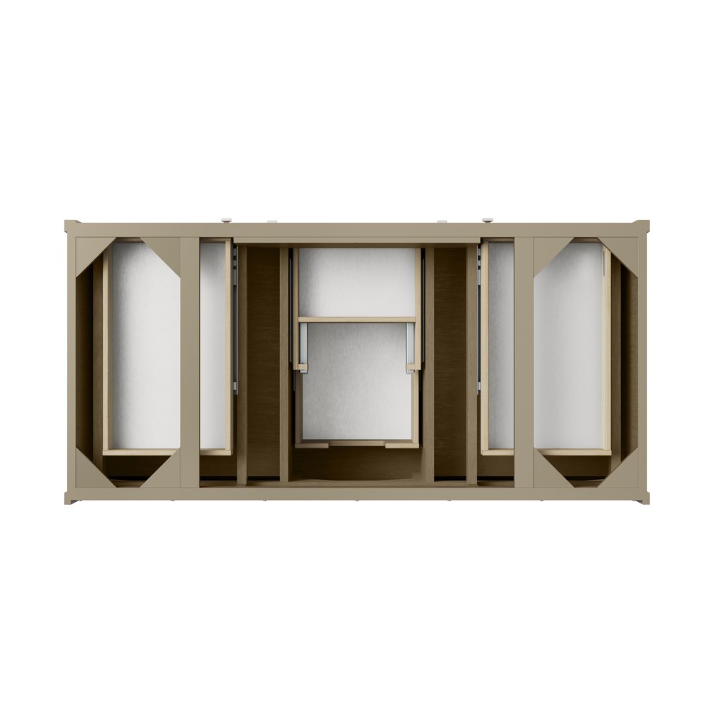 James Martin - Chicago 48" Single Vanity, Walnut Whisper, w/ 3 CM Ethereal Noctis Silestone® Top - 503-V48-WLW-3ENC view 13