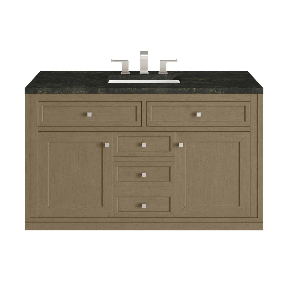 James Martin - Chicago 48" Single Vanity, Walnut Whisper, w/ 3 CM Phantome Eclos Top - 503-V48-WLW-3PHT view 2