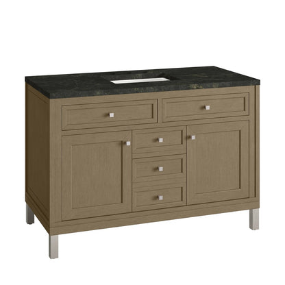 James Martin - Chicago 48" Single Vanity, Walnut Whisper, w/ 3 CM Phantome Eclos Top - 503-V48-WLW-3PHT view 18