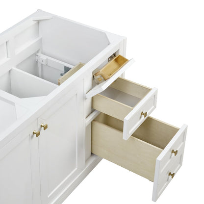 James Martin - Chicago 60" Double Vanity, Glossy White - 503-V60D-M-GW view 12