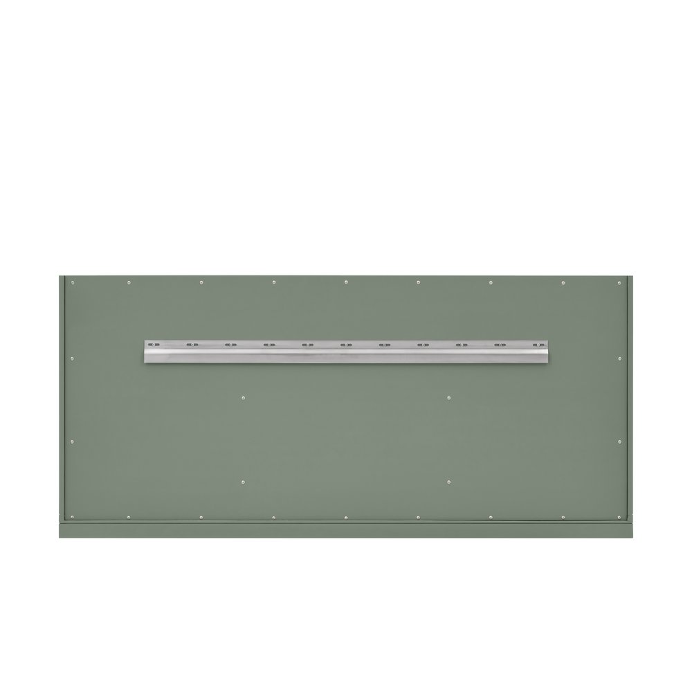James Martin - Chicago 60" Double Vanity, Smokey Celadon, w/ 3 CM Carrara Marble Top - 503-V60D-SC-3CAR view 13