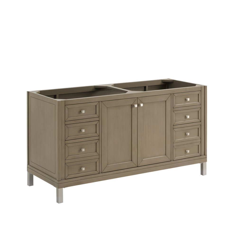James Martin - Chicago 60" Double Vanity, Walnut Whisper - 503-V60D-WLW view 1
