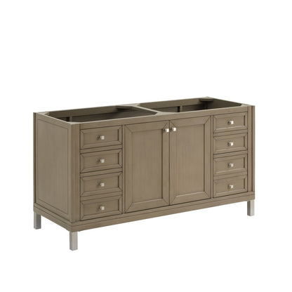 James Martin - Chicago 60" Double Vanity, Walnut Whisper - 503-V60D-WLW view 1