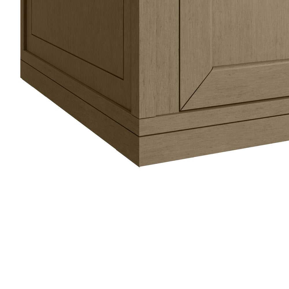 James Martin - Chicago 60" Double Vanity, Walnut Whisper, w/ 3 CM Lime Delight Silestone® Top - 503-V60D-WLW-3LDL view 15