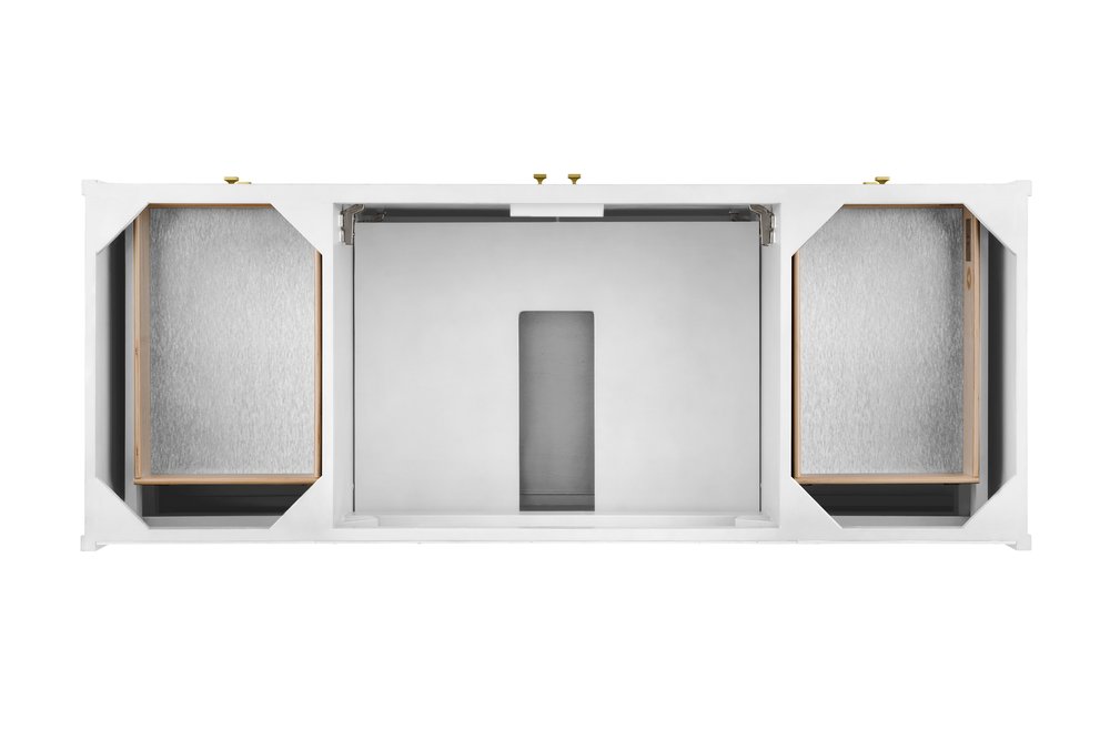 James Martin - Chicago 60" Single Vanity, Glossy White, w/ 3 CM Lime Delight Silestone® Top - 503-V60S-GW-3LDL view 6