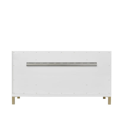 James Martin - Chicago 60" Single Vanity, Glossy White, w/ 3 CM Lime Delight Silestone® Top - 503-V60S-GW-3LDL view 11