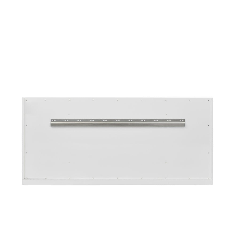 James Martin - Chicago 60" Single Vanity, Glossy White, w/ 3 CM Lime Delight Silestone® Top - 503-V60S-GW-3LDL view 12