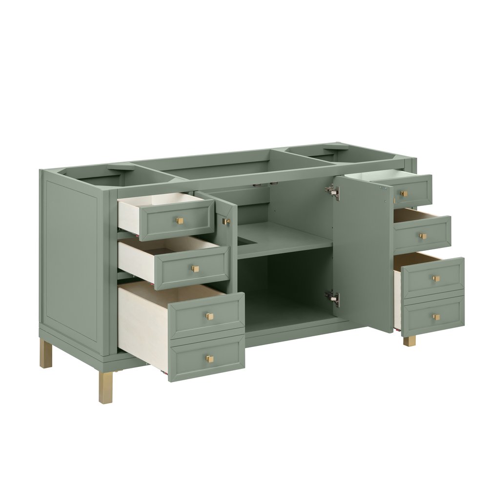 James Martin - Chicago 60" Single Vanity, Smokey Celadon - 503-V60S-SC view 5