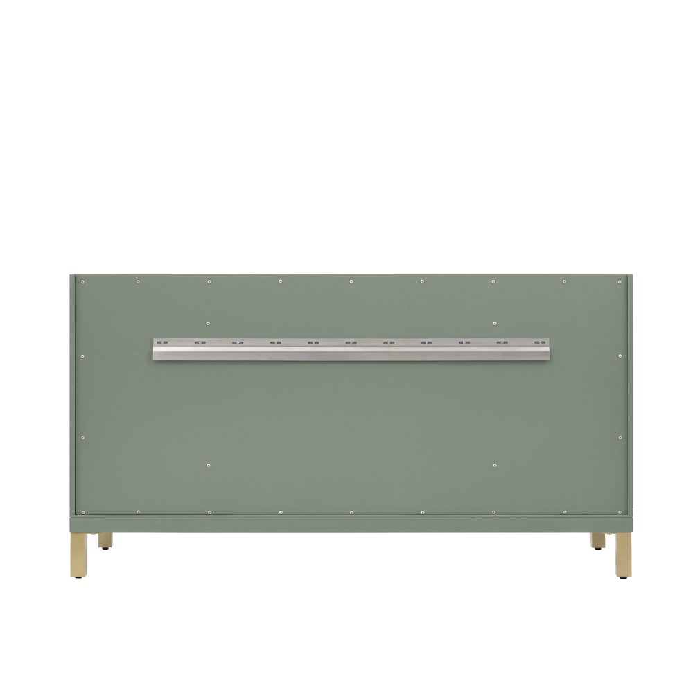 James Martin - Chicago 60" Single Vanity, Smokey Celadon, w/ 3 CM Carrara Marble Top - 503-V60S-SC-3CAR view 12