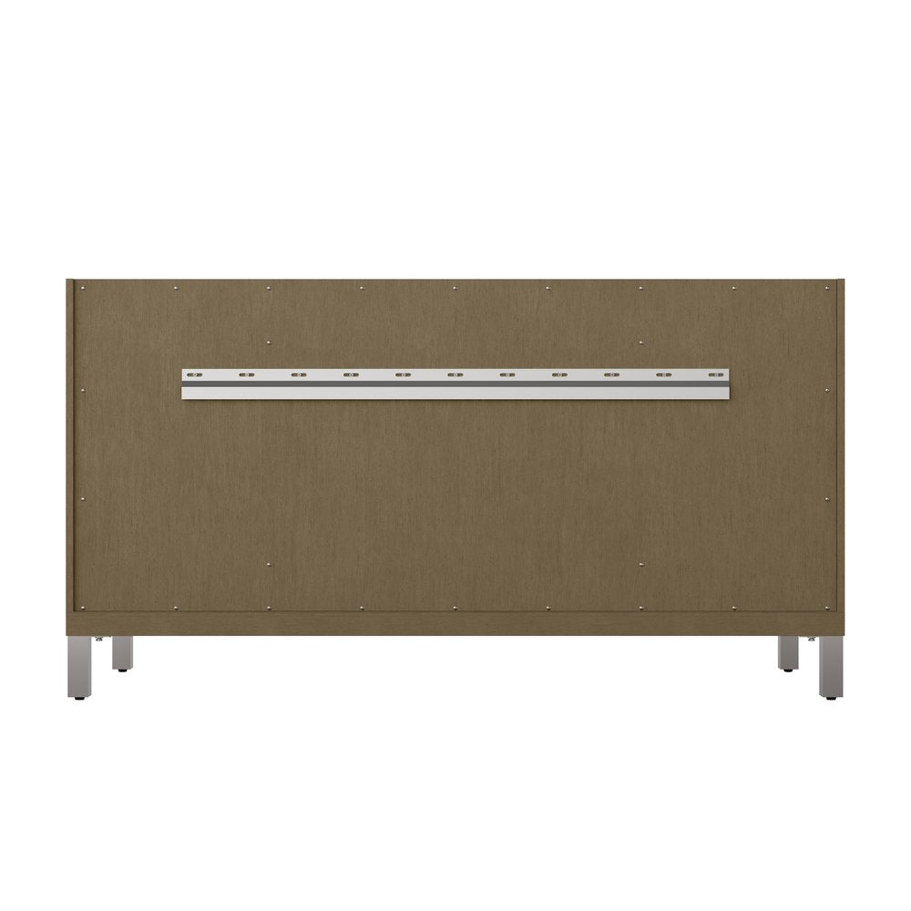 James Martin - Chicago 60" Single Vanity, Walnut Whisper, w/ 3 CM Carrara Marble Top - 503-V60S-WLW-3CAR view 16
