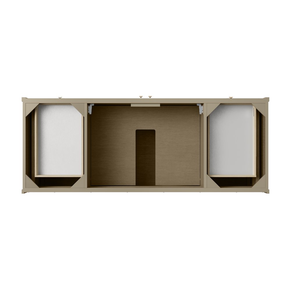 James Martin - Chicago 60" Single Vanity, Walnut Whisper, w/ 3 CM Charcoal Soapstone Silestone® Top - 503-V60S-WLW-3CSP view 12