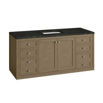 James Martin - Chicago 60" Single Vanity, Walnut Whisper, w/ 3 CM Phantome Eclos Top - 503-V60S-WLW-3PHT view 16