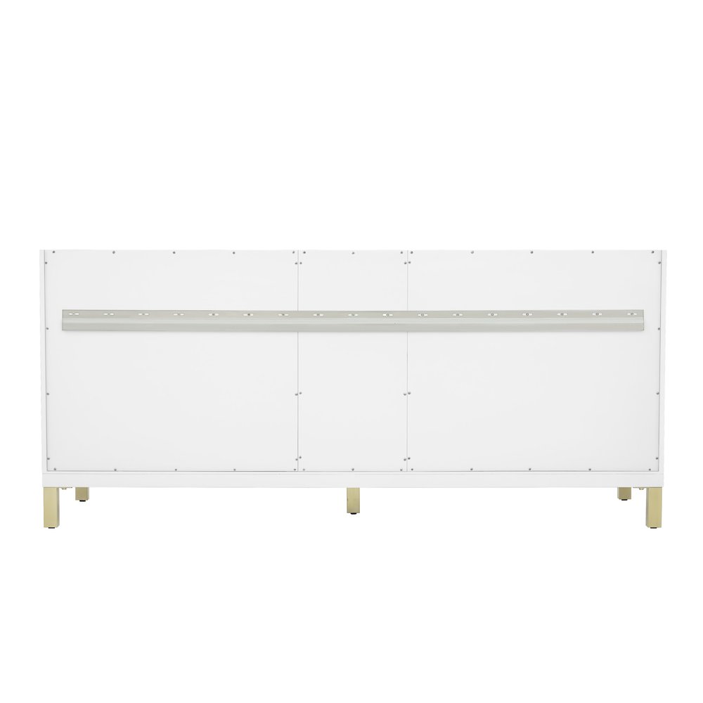 James Martin - Chicago 72" Double Vanity, Glossy White - 503-V72-GW view 7