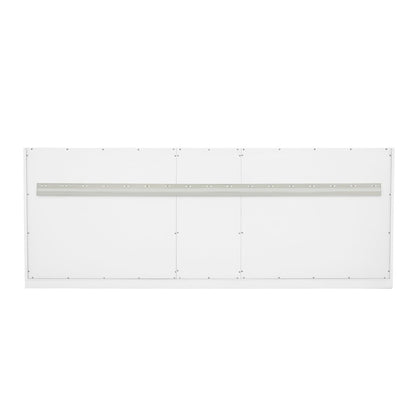 James Martin - Chicago 72" Double Vanity, Glossy White, w/ 3 CM Lime Delight Silestone® Top - 503-V72-GW-3LDL view 12