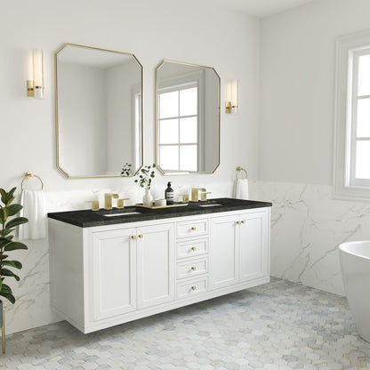 James Martin - Chicago 72" Double Vanity, Glossy White, w/ 3 CM Phantome Eclos Top - 503-V72-GW-3PHT view 8