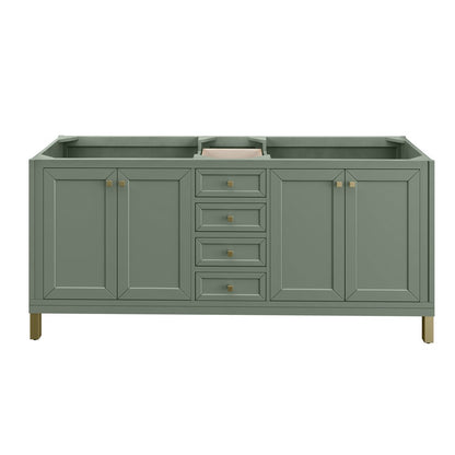 James Martin - Chicago 72" Double Vanity, Smokey Celadon - 503-V72-SC view 4