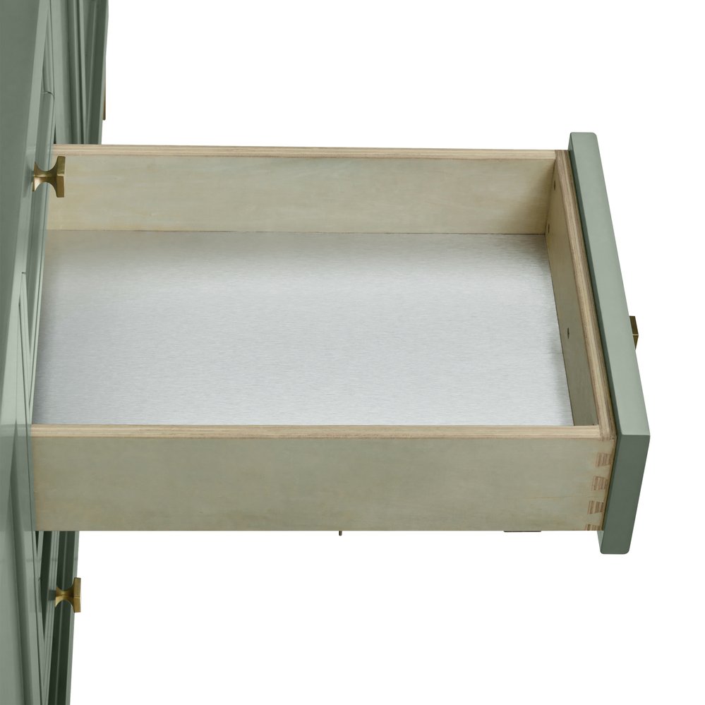 James Martin - Chicago 72" Double Vanity, Smokey Celadon, w/ 3 CM Eternal Jasmine Pearl Silestone® Top - 503-V72-SC-3EJP view 16