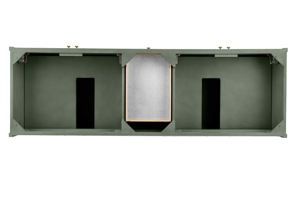 James Martin - Chicago 72" Double Vanity, Smokey Celadon, w/ 3 CM Ethereal Noctis Silestone® Top - 503-V72-SC-3ENC view 7