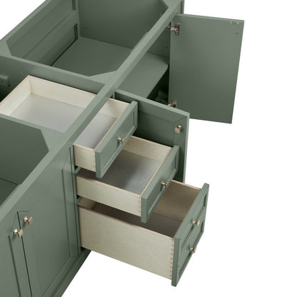 James Martin - Chicago 72" Double Vanity, Smokey Celadon, w/ 3 CM Phantome Eclos Top - 503-V72-SC-3PHT view 14