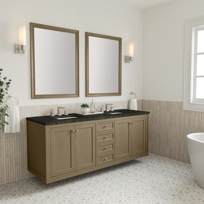 James Martin - Chicago 72" Double Vanity, Walnut Whisper, w/ 3 CM Phantome Eclos Top - 503-V72-WLW-3PHT view 8