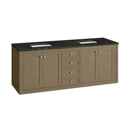James Martin - Chicago 72" Double Vanity, Walnut Whisper, w/ 3 CM Phantome Eclos Top - 503-V72-WLW-3PHT view 19