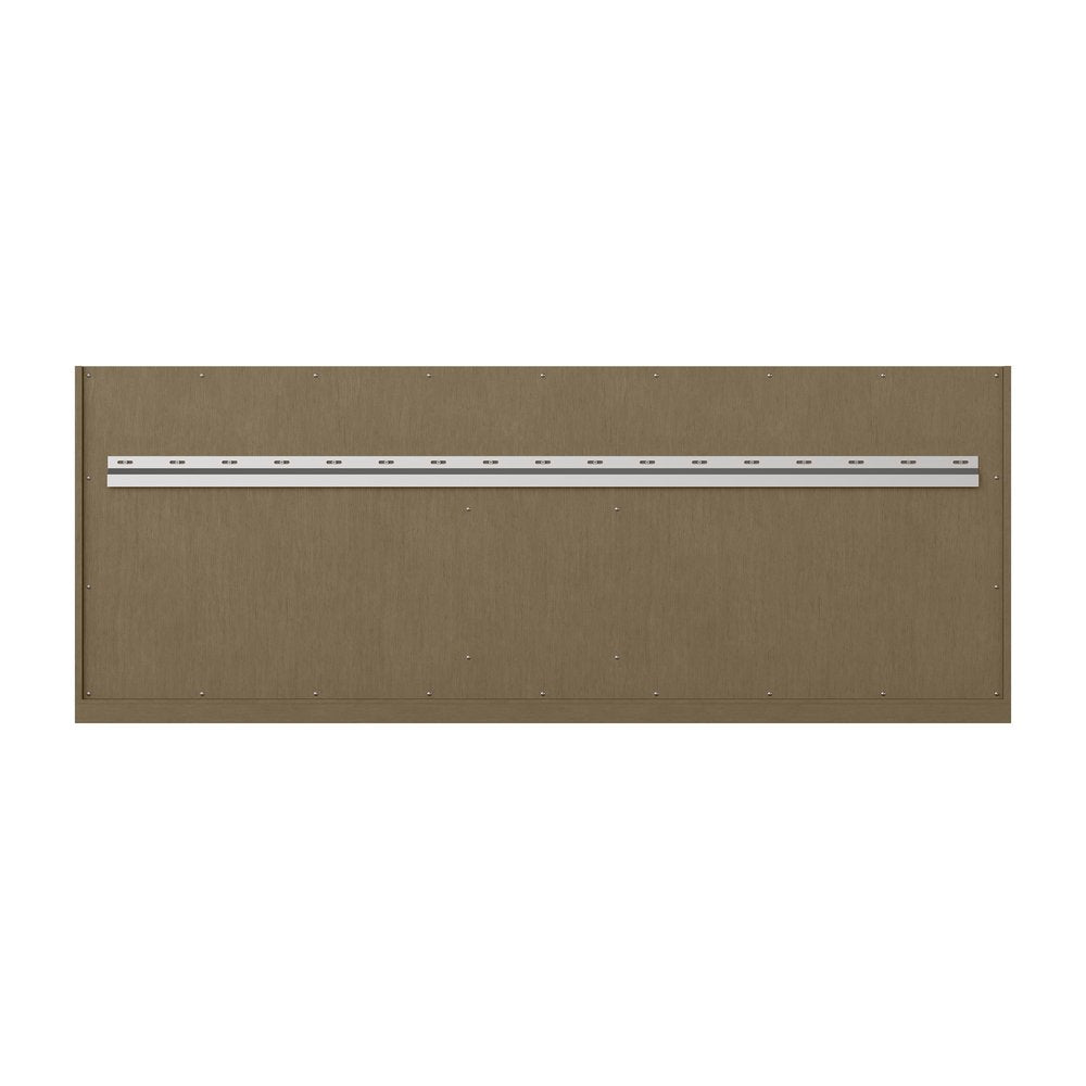 James Martin - Chicago 72" Double Vanity, Walnut Whisper, w/ 3 CM Siberian Silestone Top - 503-V72-WLW-3SFR view 15