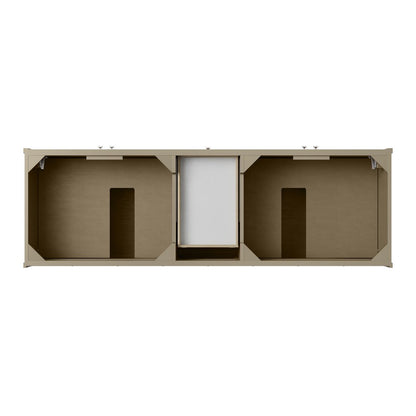 James Martin - Chicago 72" Double Vanity, Walnut Whisper, w/ 3 CM White Zeus Silestone® Top - 503-V72-WLW-3WZ view 12