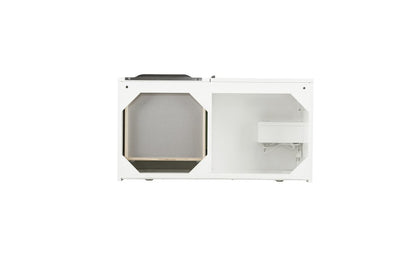 James Martin - Columbia 36" Single Vanity Cabinet, Glossy White, No Hardware - 983-V36-GW view 2